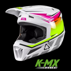 CAPACETE LEATT 2.5 BRANCO/ROSA/AMARELO